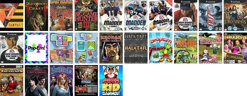 A visual history of games Alex Portilla worked on