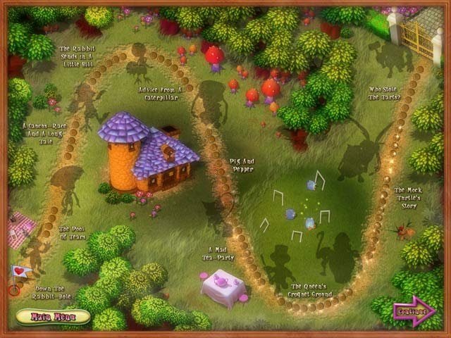 Alice's Magical Mahjong adventure screen