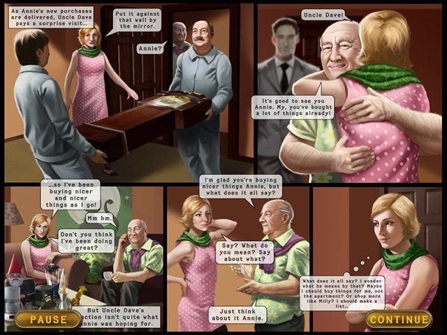 Annie's Millions hidden-object environment