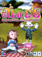 Alice's Magical Mahjong cover art inspired by Wonderland