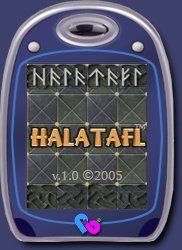 Halatafl mobile title screen