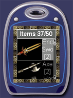 Kronar inventory screen