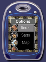 Kronar options screen