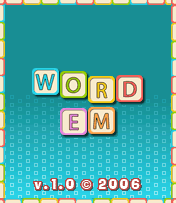 WordEm Mobile title screen