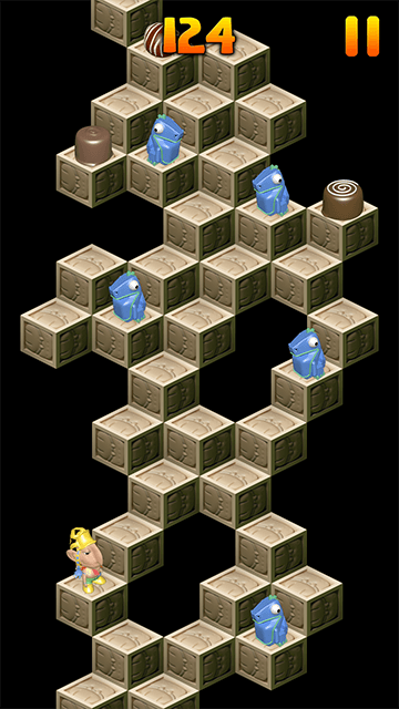 Mayawaka Mobile world and level interface
